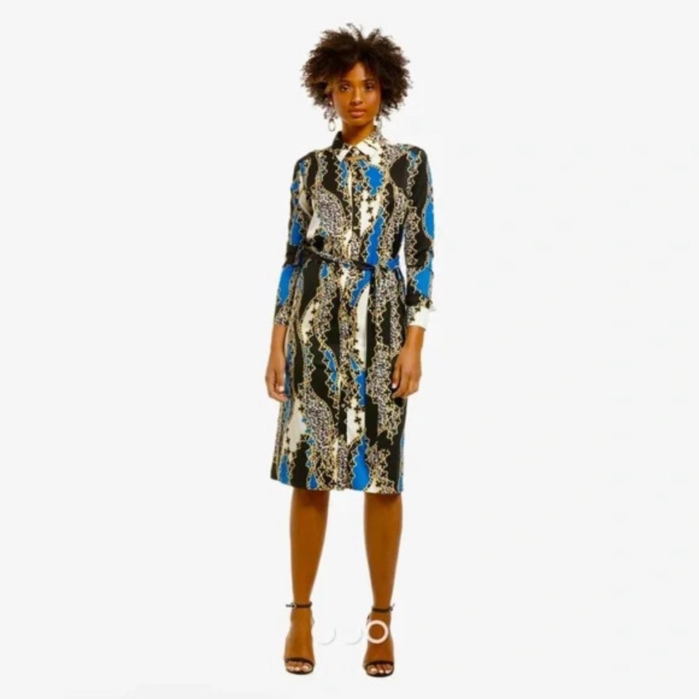 ALEXIA ADMOR Print Shirt Dress